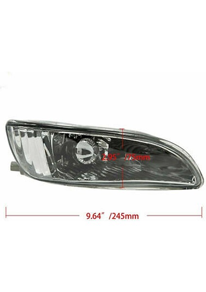 1 Çift Araba Ön Tampon Lambası Sis Lambası Lexus Için RX300 RX330 RX350 2003-2006 (Yurt Dışından) fiyatları