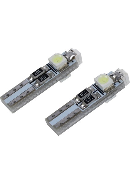 2 Adet Beyaz 1210 3 Smd LED Işık T5 Araba Otomatik Ampul Lamba (Yurt Dışından) modelleri