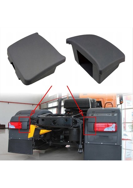 Man 2 Pcs Tga Tgs Tgx Araba Durma Lamba Kapağı Çamurluk Işık Uzatma Gövde Braketi 81664400189 (Yurt Dışından) fırsatları