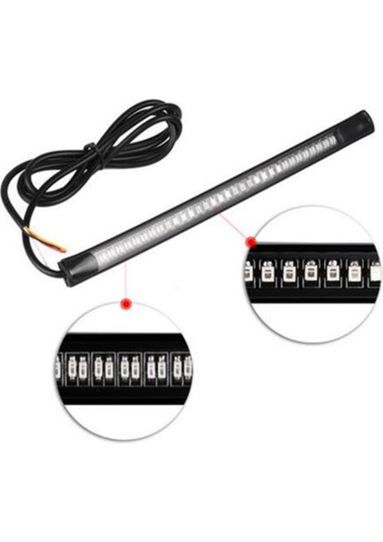 3 Pcs Dayanıklı 48SMD &amp 12SMD Motosiklet Fren Işıkları Dönüş Işıkları LED LED Işıklar Su Geçirmez Motosiklet Lisansı Tayli Lamı 2pcs 23MM &amp 1pcs 2m (Yurt Dışından) indirimleri