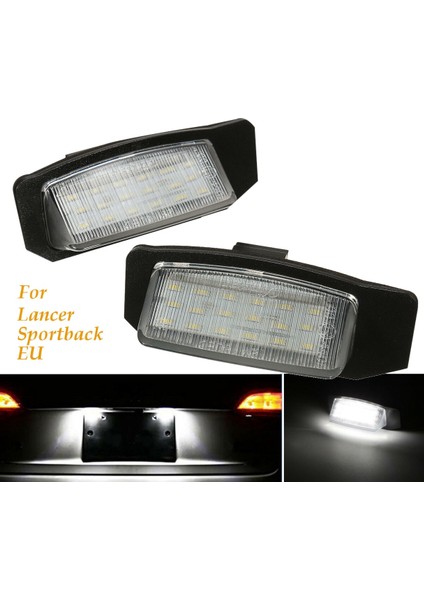 Mitsubishi Lancer Sportback Outlander Için 2pcs Araba LED Plaka Işık Lambası (Yurt Dışından) fiyatları