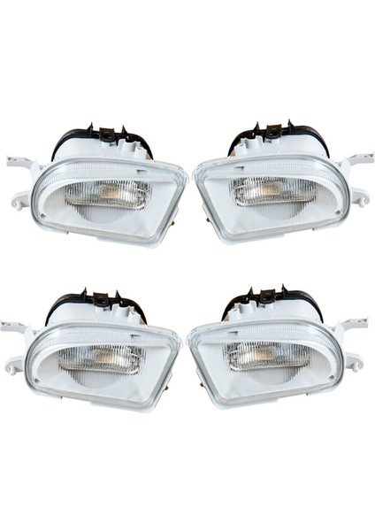 4pcs Araba Ön Sis Fog Lambası Mercedes-Benz W210 E200 E220 E240 E280 E300 1708200156 1708200256 (Yurt Dışından)