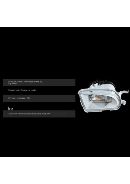 4pcs Araba Ön Sis Fog Lambası Mercedes-Benz W210 E200 E220 E240 E280 E300 1708200156 1708200256 (Yurt Dışından) indirimleri