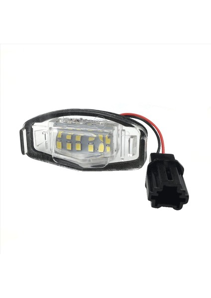 12PCS Araba LED Plaka Işık Plaka Hafif Lamba Honda Civic Honda Accord Siyah (Yurt Dışından) modelleri