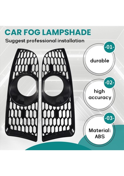 2x Araç Ön Izgara Izgara Alt Tampon Sis For-Bmw E90 E91 E92 E93 2004-2012 M3 Stil A (Yurt Dışından) fırsatları