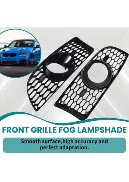 2x Araç Ön Izgara Izgara Alt Tampon Sis For-Bmw E90 E91 E92 E93 2004-2012 M3 Stil A (Yurt Dışından) indirimleri