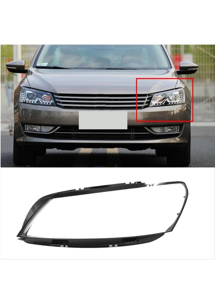 Araba Ön Far Kapağı Abajur Lambası Lamba Far Farlar Lens Kapağı Vw Passat 2011-2015 Sol (Yurt Dışından) fırsatları