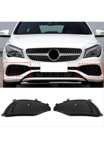 Sis Işık Çerçevesi Tampon Izgara Delikleri 117857500 1178857600 Mercedes-Benz Için Cla Sınıfı W117 CLA180 CLA200 CLA250 13-15 (Yurt Dışından) fiyatları