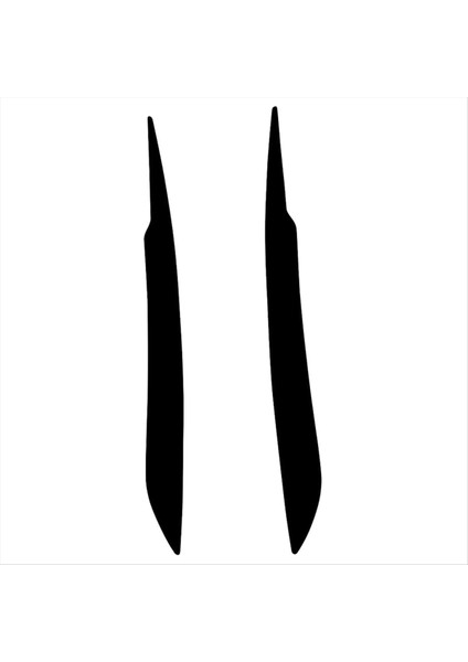 2 Adet Araba Far Kaş Kapağı Far Kaş Şeridi Audi A4 B7 S4 2006-2007 (Yurt Dışından)