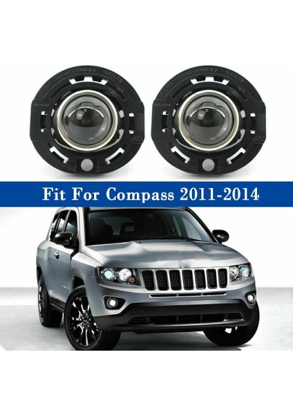 H11 Çifti Sol Sağ Ön Sürücü Sis Lambaları Jeep Compass Için 2011-2017 68140324AA CH2592148 (Yurt Dışından) fiyatları