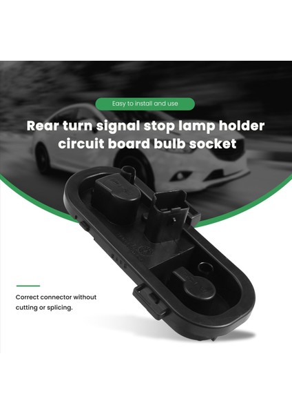 Nissan Qashqai Için 2008-2015 Sol Arka Kuyruk Ampul Tutucu Kuyruk Işığı Lambası Lambası Durma Lambası Ampul Deliği Ampul Soketi (Yurt Dışından) fırsatları