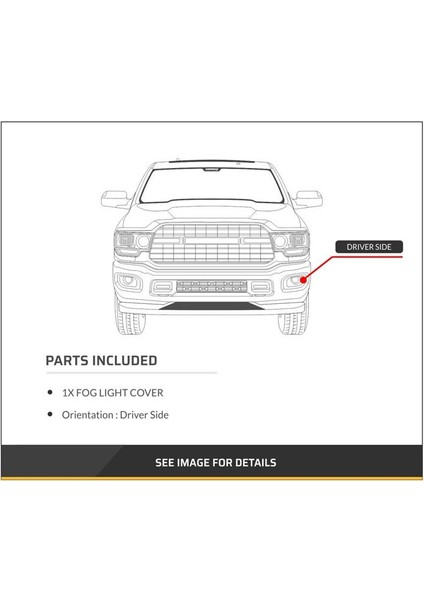 2018-2021 Gmc Arazi 23394897 Sağ Ön Sis Kapağı Çerçeve Kaplama (Sis Işık Deliği Olmadan) (Yurt Dışından) indirimleri