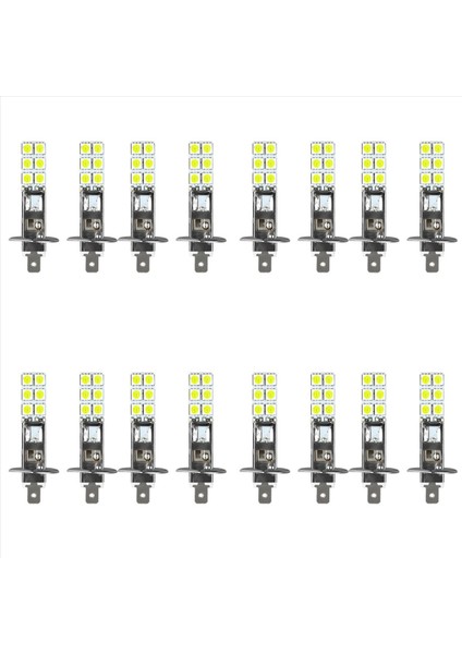 16PCS H1 6000K Süper Beyaz 80W LED Far Ampulleri Kiti Sis Sürüş Işığı (Yurt Dışından) fiyatları