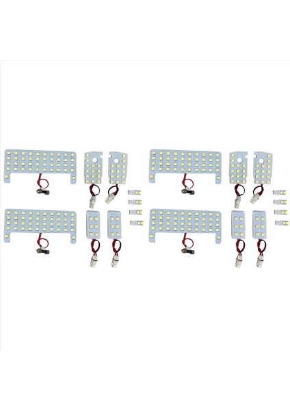 Toyota Prado Için 2x 150 Serisi TRJ150 GRJ150 LED Oda Lambası Erken Orta Geç Dönem Için Kayar Anahtarlar Için TRJ150 A (Yurt Dışından)