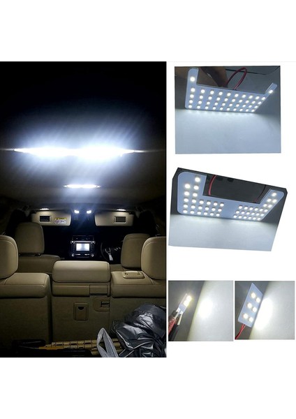 Toyota Prado Için 2x 150 Serisi TRJ150 GRJ150 LED Oda Lambası Erken Orta Geç Dönem Için Kayar Anahtarlar Için TRJ150 A (Yurt Dışından) fiyatları