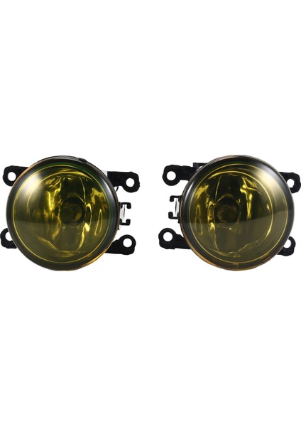 2pcs Sis Lambası Sarı Lens Araba Ön Tampon Sis Oe Yedek (Yurt Dışından)