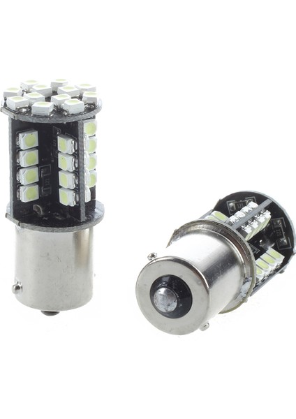 2 x Araba Beyaz 44 3528 Smd LED Fren Işık Araç Durdur Işık Durma Lambası 12V (Yurt Dışından)
