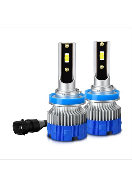 H11 LED Sis Ampulleri Araba Far Kanbus Işığı 50W 5000LM 6000K Serin Beyaz Işık Arabalar Için Drl Yedek (Yurt Dışından)
