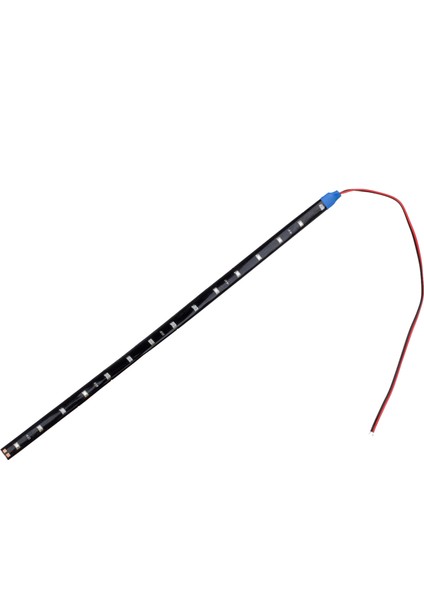 4 Adet 30 cm Araba Kamyonu Esnek Su Geçirmez LED Işık Şerit Mavisi (Yurt Dışından)