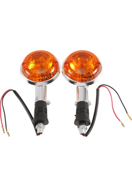 Motosiklet Amber Yuvarlak Turn Sinyalleri Işıklar Yamaha Yolu Yıldızı Virago V Star 85-99 2 Paket (Yurt Dışından)