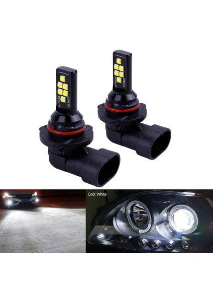 2x Hb4 9006 LED Fog Fakibi Ileri 3030 Smd Gündüz Çalışan Drl Lambası Cool White 6000K (Yurt Dışından) modelleri