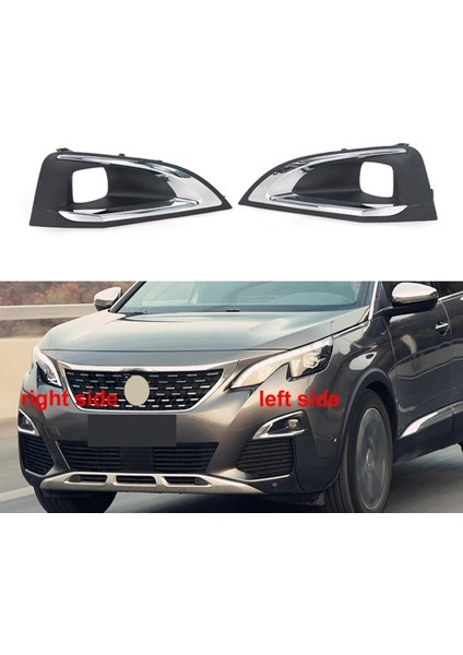 Araba Ön Tampon Alt Izgara Sis Lambası Kapağı Sensör Deliği Yok Peugeot 4008 5008 Gt Sol (Yurt Dışından) indirimleri