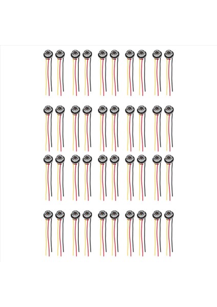 40PCS 1157 BAY15D Lamba Tutucu Ampuller P21/5W Adaptör Taban Soket Konnektörü Plastik Araç Aksesuarları Fren Lambası (Yurt Dışından)