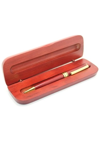 Ahşap Kutulu Tükenmez Kalem Model 2