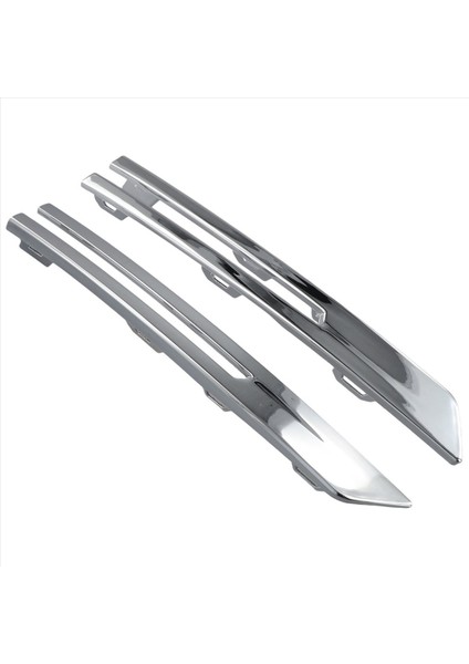 Araba Ön Tampon Sis Lambası Izgara Parlak Şerit Krom Kaplama 32234952 32234953 Volvo XC60 2022 (Yurt Dışından)