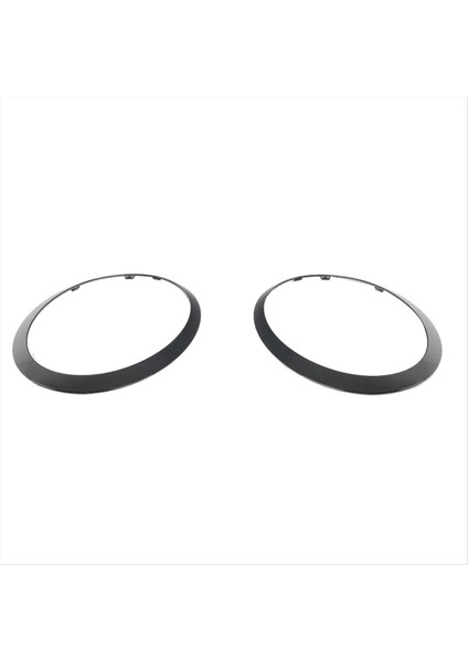 1paır Ön Far Döşeme Halkası 5113749209 51137449210 Mini Cooper F55 F56 F57 2015-2017 Siyah Chrome Çerçevesi Dekoru (Yurt Dışından)