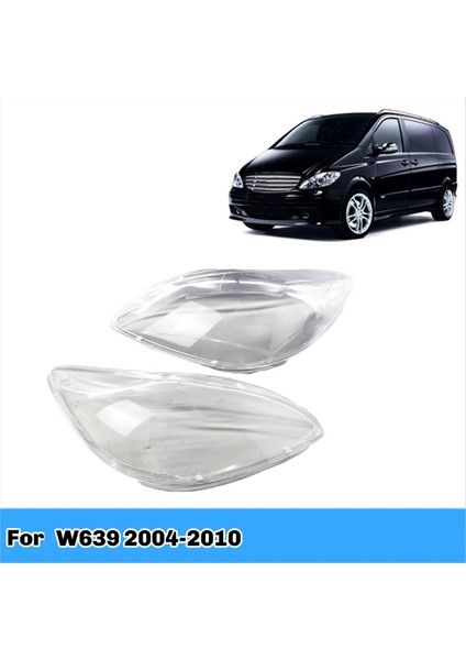 Mercedes-Benz Vito W639 2004-2010 Ön Far Kapağı Şeffaf Far Kabuğu Lambası Lens Sol 6398200161 (Yurt Dışından) fiyatları