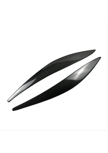 Araba Ön Far Kaş Kafası Işık Göz Kapağı Kaş Karbon Fiber Mercedes-Benz Için Cla-Sınıfı W117 2013-2019 (Yurt Dışından)