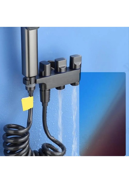 Tuvalet Için Bide Püskürtücü Bide Spreys Hortumlar Kiti Çok Fonksiyonlu Kolay Kurulumu Ayarlanabilir Su A A (Yurt Dışından)