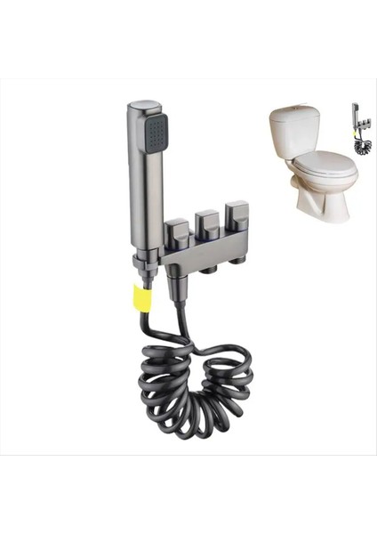 Tuvalet Için Bide Püskürtücü Bide Spreys Hortumlar Kiti Çok Fonksiyonlu Kolay Kurulumu Ayarlanabilir Su A A (Yurt Dışından) modelleri