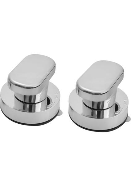 Emme Bardağı Sapı 2 Parçalar Vantuz Tutamaklı Çekmece Dolabı Buzdolabı Kapısı Cam Taşınabilir Mobilite Sapı Gümüş (Yurt Dışından) fiyatları