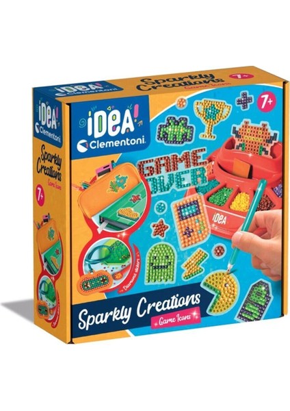 18774 Idea Clemetoni - Işıltılı Tasarım Seti - Oyun Ikonları