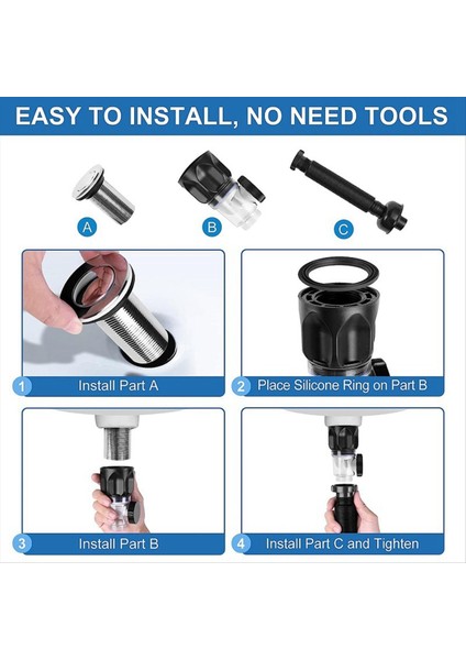 Deodorant Düşme Borusu, Drenaj Borusu, Yıkama Havzası Aksesuarları, Sızıntı Kanıtı, Banyo Lavabo Drenaj Kiti (Yurt Dışından) indirimleri