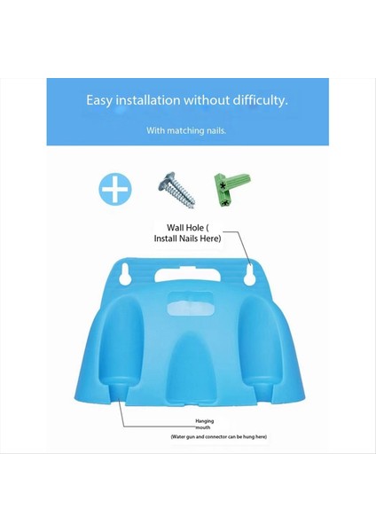 Bahçe Araçları Ev Halkı Evrensel Kulübesi Duvara Montajlı Genişleme Borusu Tutucu Kablo Hortumu Askısı Hafif Depolama (Yurt Dışından) indirimleri