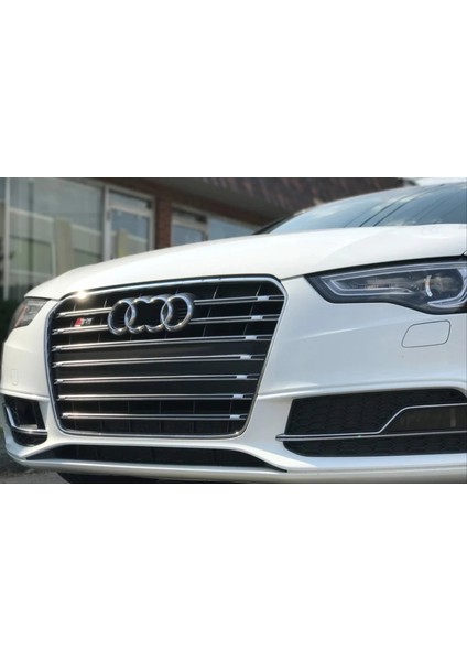 Audi A5 (2012-2015) Uyumlu Krom-Siyah S5 Panjur