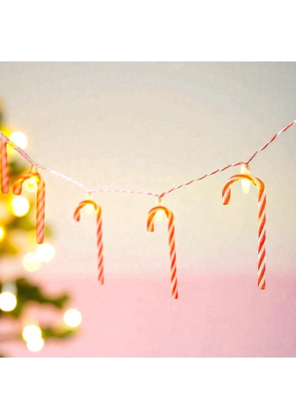 Yılbaşı Işığı Baston Çubuk Işık 10 Dallı Pilli LED 1.70 Metre LED Işık Yılbaşı Süsleri fiyatları