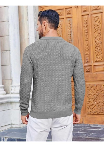 Metropol %100 Pamuk Polo Yaka Erkek Triko Kazak modelleri