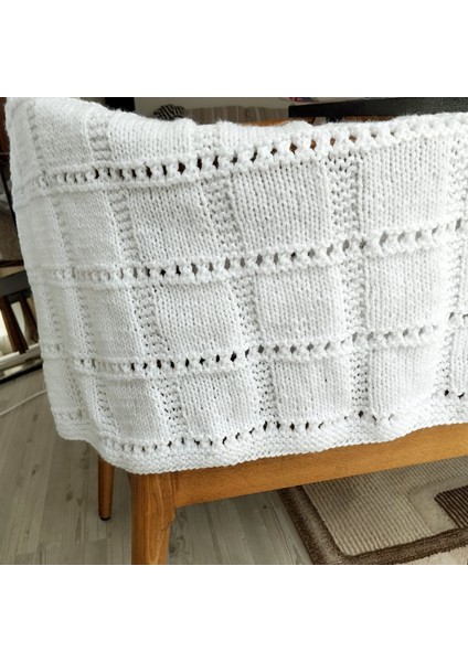 El Örgüsü Kare Bebek Battaniyesi –%100 Akrilik, 80X80 cm fiyatları