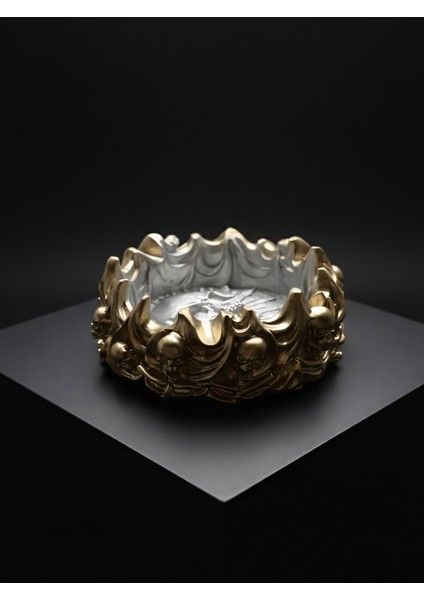 Ölüler Diyarı Konseptli Premium Küllük - Sanatsal Detaylı Yanmaz Özel Tasarım