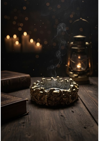 Ölüler Diyarı Konseptli Premium Küllük - Sanatsal Detaylı Yanmaz Özel Tasarım modelleri