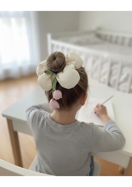 Saten Lale Topuz Tokası