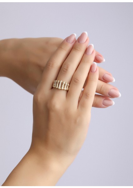 Nar-in Altın Mücevherat Tasarım Altın Yüzük 004