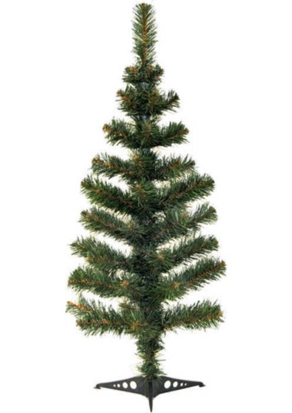 Yeşil Yılbaşı Çam Ağacı 90 Cm, 91 Dal, Şık ve Doğal Dekorasyon Için Ideal