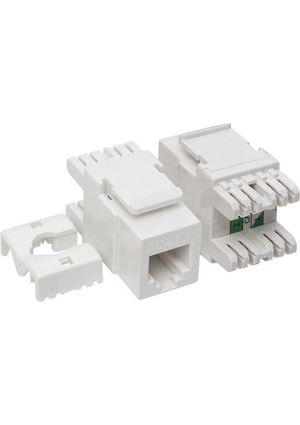 Rj 45 Cat3 Şase 180 Derece Keystone Jack