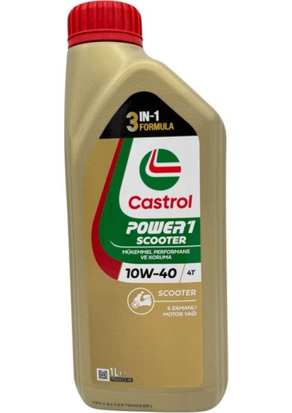 Power 1 Scooter 10w-40 1 Litre Motor Yağı