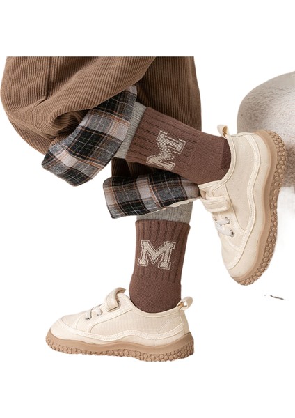 Kışlık Yünlü Kalın Orta Boy Çorap Erkek Çocuk Çorabı Isıtmalı Havlu Çorap (Yurt Dışından) fiyatları